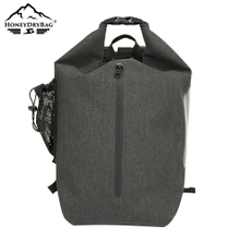 Nylon Roll-top Waterproof Backpack with Laptop Case