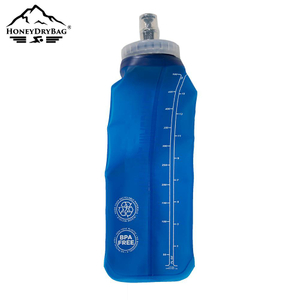 500ml BPA Free TPU Trial Running Water Bottle Collapsible Soft Flask