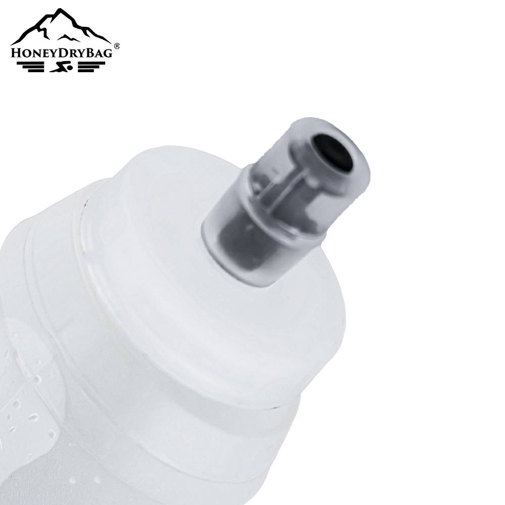 New 500ml Hemisphere-bottom Transparent Collapsible Long Distance Running Water Bottle TPU Soft Flask