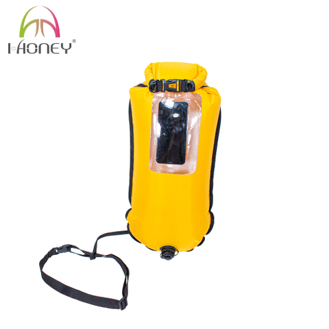 Highly Visible Safety Swim Buoy Flotation Device Buoy Tow Float for Swimmers Triathletes Snorkelers