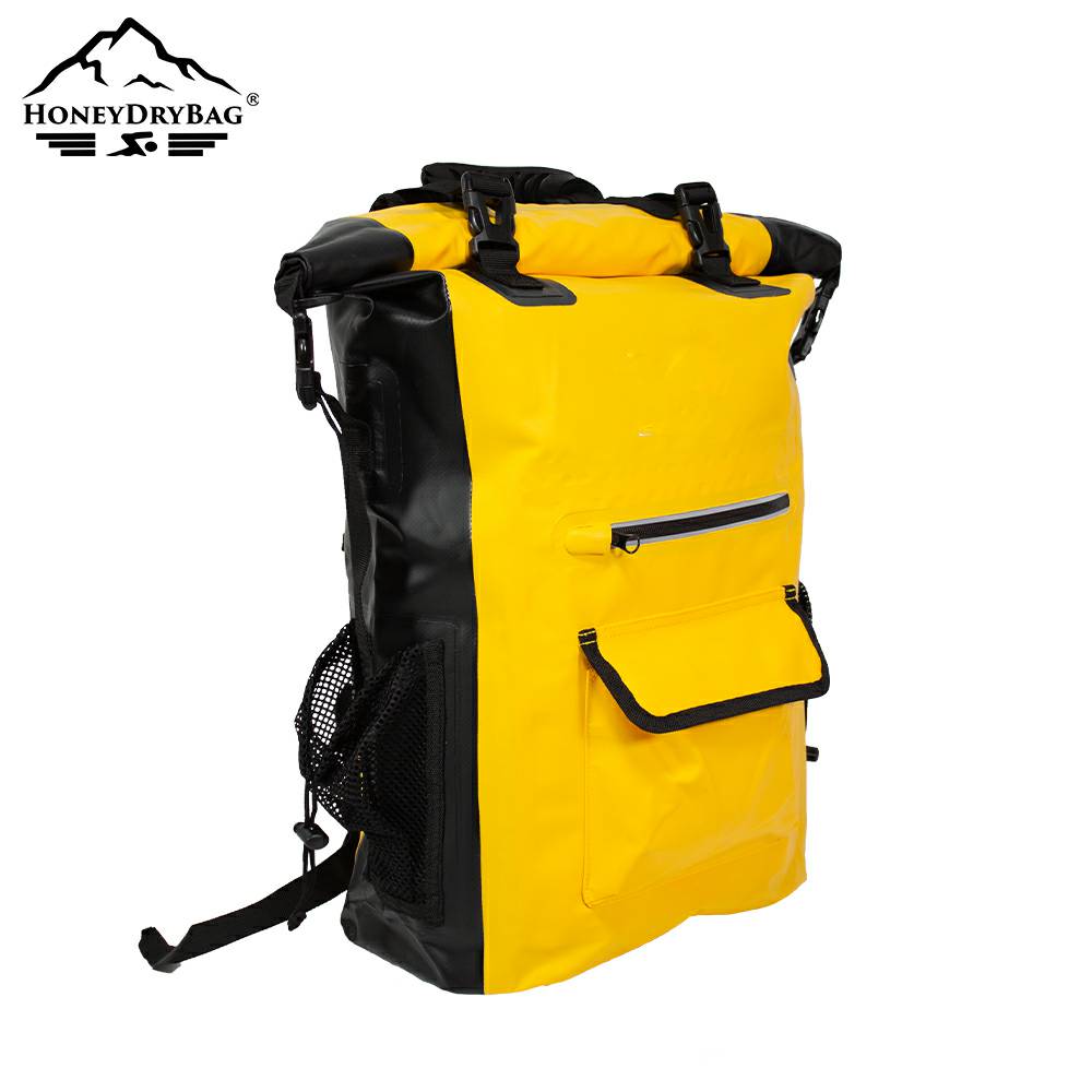 Waterproof Two Tone Backpack | Backpack with Mesh Pockets