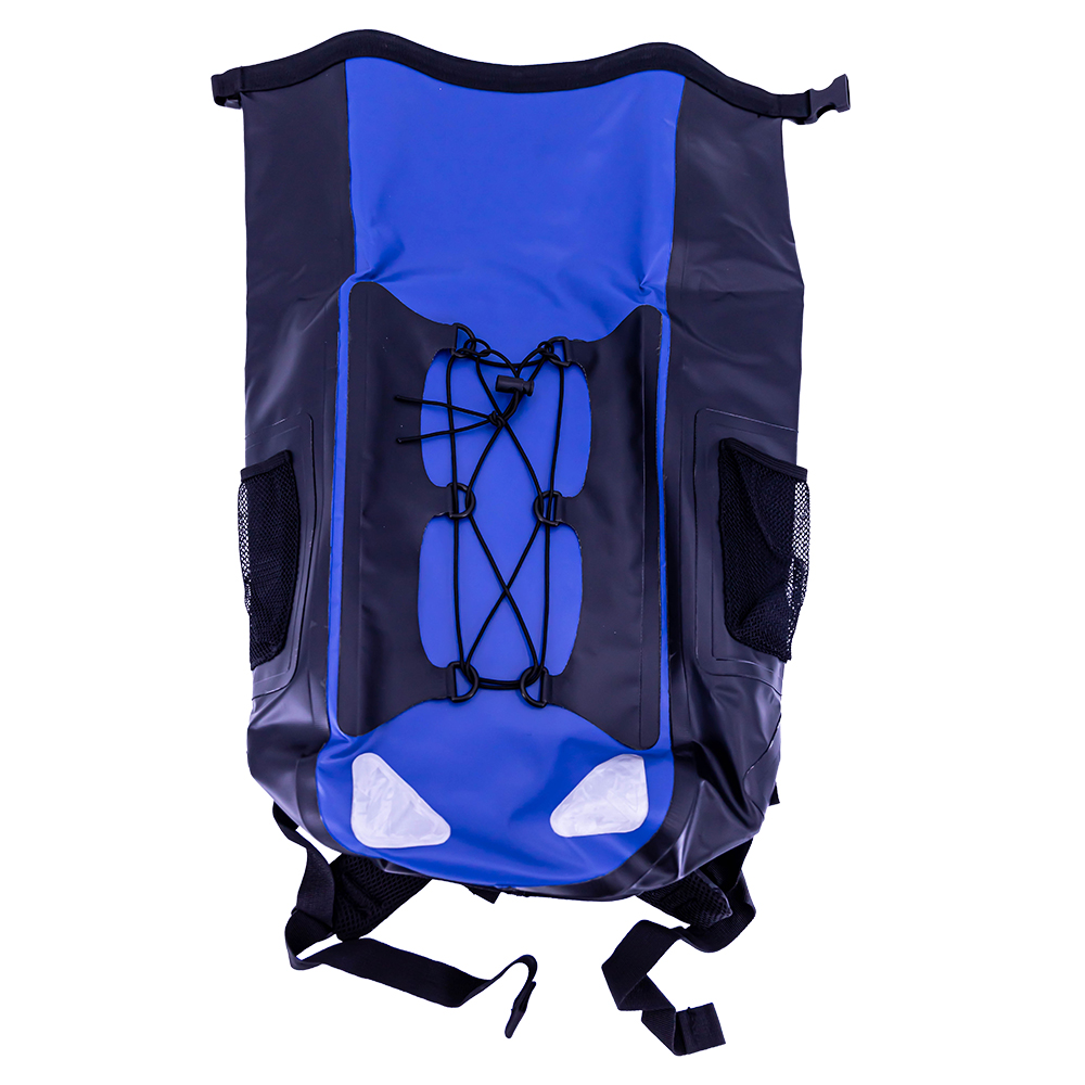 Custom 500D PVC Tarpaulin Roll-top Waterproof Dry Backpack for Traveling Camping Hiking